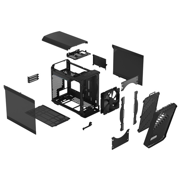 Zdjęcie produktu: Fractal Design Torrent Nano Black TG Dark Zdjęcie produktu: Fractal Design Torrent Nano Black TG Dark