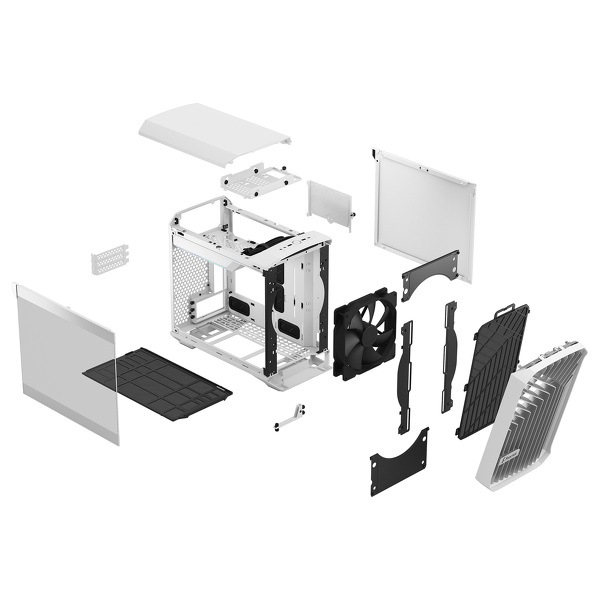 Zdjęcie produktu: Obudowa do komputera Fractal Design Torrent Nano White TG Clear Tint