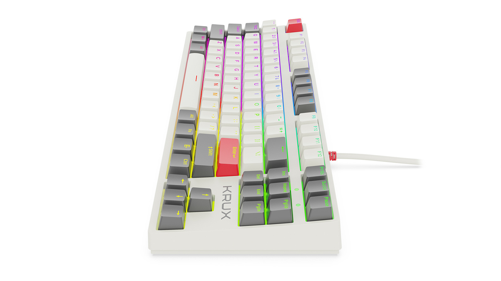 Klawiatura mechaniczna Retro Krux Atax Pro RGB Creator Retro Gateron Yellow Klawiatura mechaniczna Retro Krux Atax Pro RGB Creator Retro Gateron Yellow