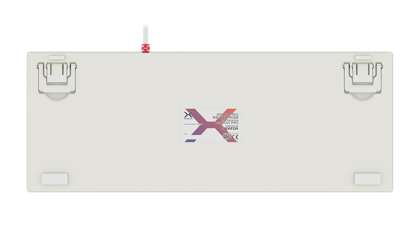 Klawiatura mechaniczna Retro Krux Atax Pro RGB Creator Retro Gateron Yellow Klawiatura mechaniczna Retro Krux Atax Pro RGB Creator Retro Gateron Yellow