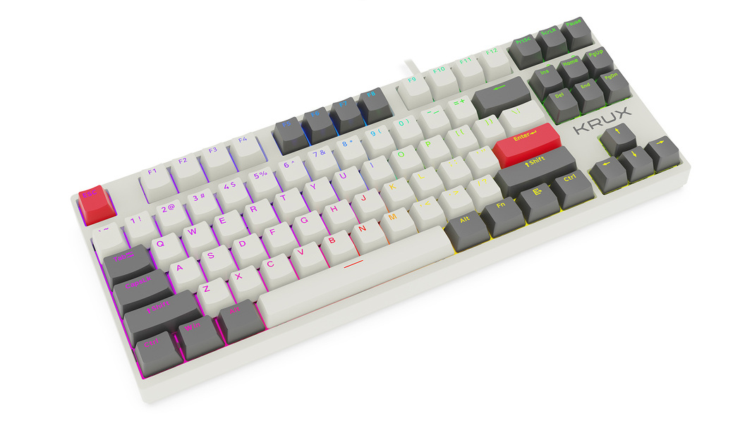 Zdjęcie produktu: Klawiatura mechaniczna Retro Krux Atax Pro RGB Creator Retro Gateron Yellow Zdjęcie produktu: Klawiatura mechaniczna Retro Krux Atax Pro RGB Creator Retro Gateron Yellow