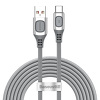 Miniatura zdjęcia: Kabel przewód USB Typ-C 200cm Baseus Flash QC 3.0, Huawei SCP, Samsung AFC, PD, 5A - srebrny (CATSS-B0S) Miniatura zdjęcia: Kabel przewód USB Typ-C 200cm Baseus Flash QC 3.0, Huawei SCP, Samsung AFC, PD, 5A - srebrny (CATSS-B0S)