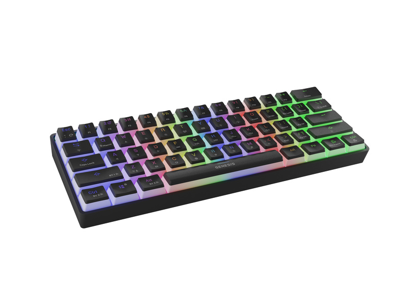 Zdjęcie produktu: Klawiatura Mechaniczna Genesis Thor 660 US, bezprzewodowa, podświetlenie RGB, czarna
