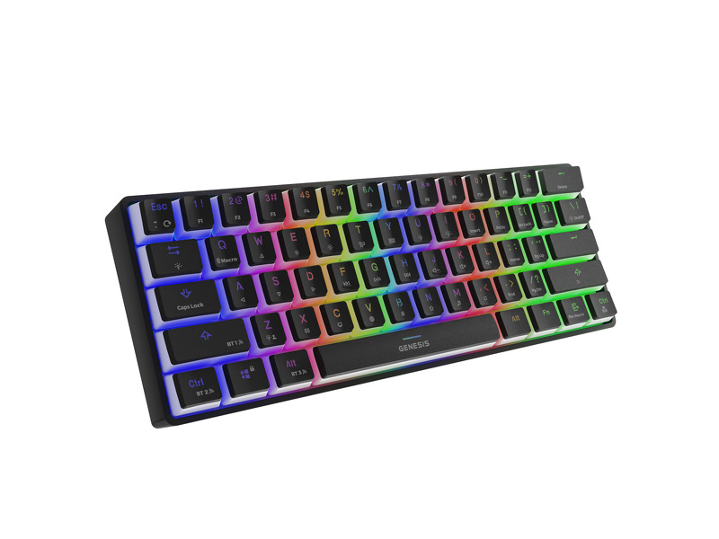 Zdjęcie produktu: Klawiatura Mechaniczna Genesis Thor 660 US, bezprzewodowa, podświetlenie RGB, czarna