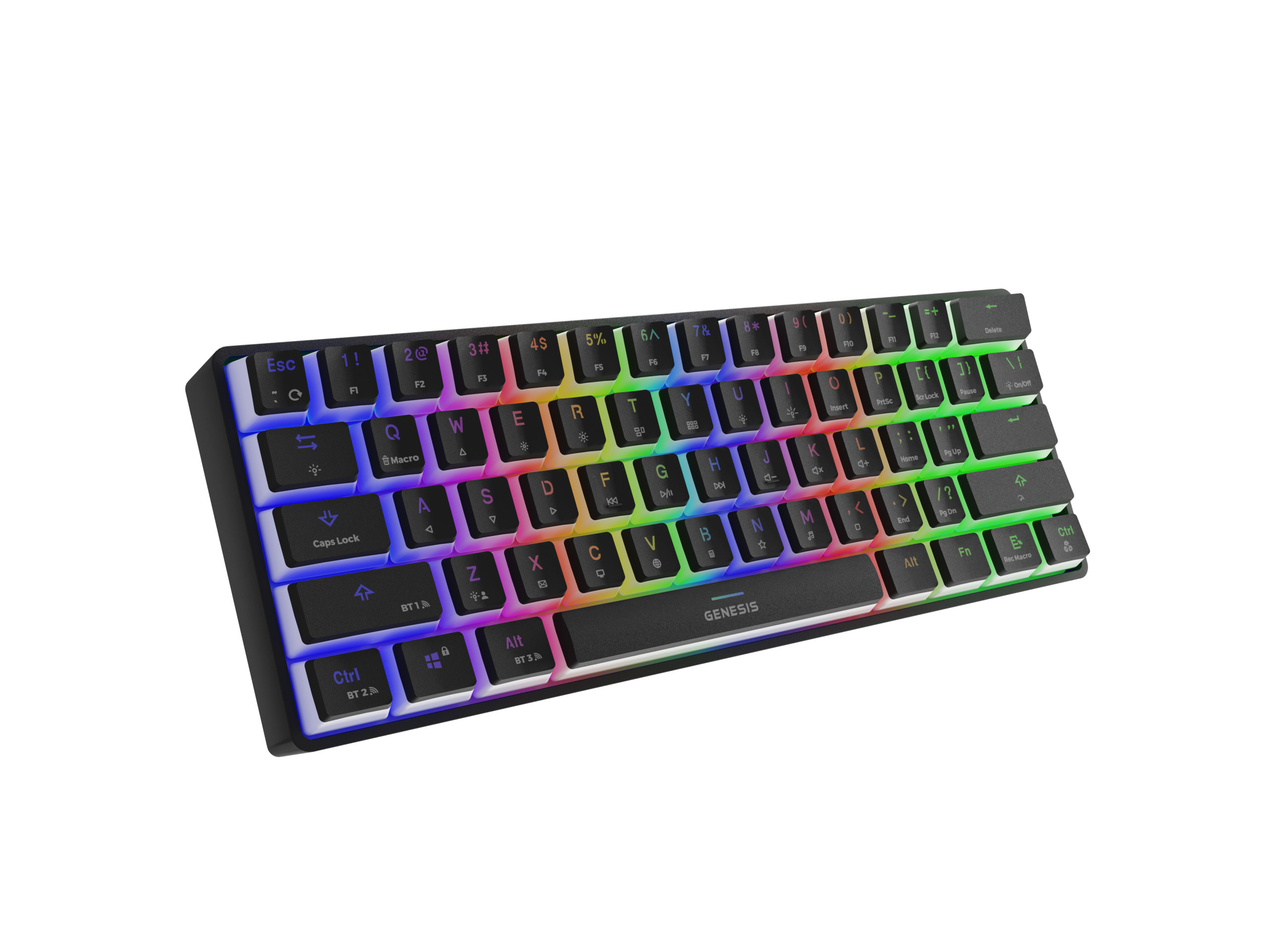 Klawiatura Mechaniczna Genesis Thor 660 US, bezprzewodowa, podświetlenie RGB, czarna