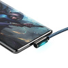 Miniatura zdjęcia: Kabel przewód USB Typ-C kątowy 100cm Baseus Legend Series, 66W, szybkie ładowanie - niebieski (CACS000403)
