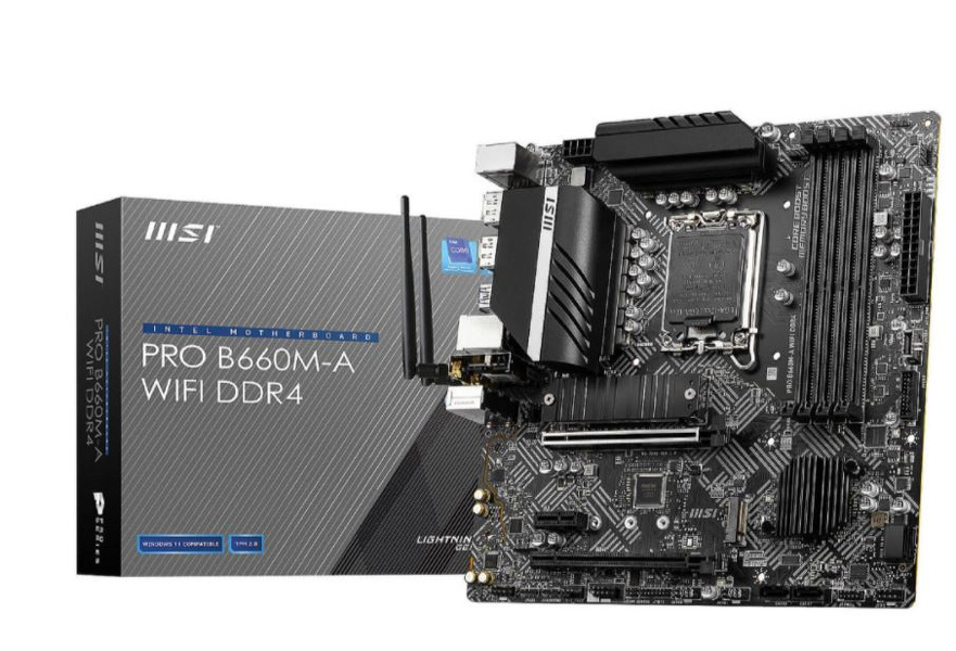 Zdjęcie produktu: Płyta główna MSI PRO B660M-A WIFI DDR4 LGA1700