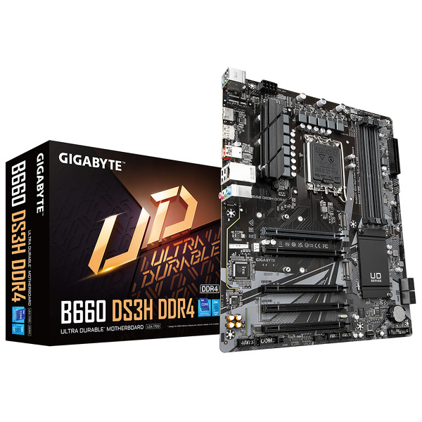 Zdjęcie produktu: Płyta główna Gigabyte B660 DS3H DDR4 LGA1700 Zdjęcie produktu: Płyta główna Gigabyte B660 DS3H DDR4 LGA1700
