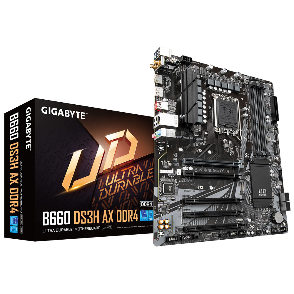 Płyta główna Gigabyte B660 DS3H AX DDR4 LGA1700 Płyta główna Gigabyte B660 DS3H AX DDR4 LGA1700
