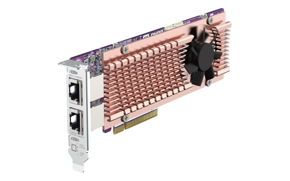 Zdjęcie produktu: Qnap QM2-2P410G2T QM2 series, 2 x PCIe 2280 M.2 SSD sl