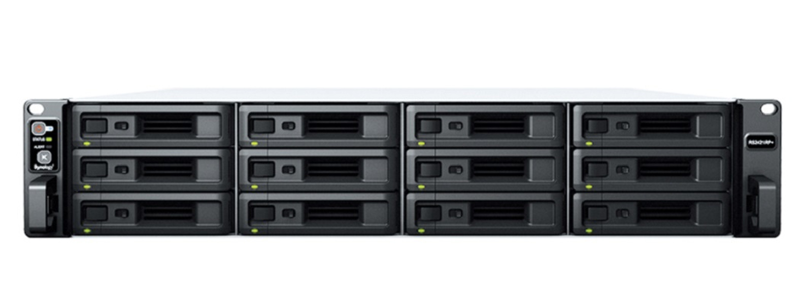 Zdjęcie produktu: Serwer plików Synology RS2421RP+ 12-bay, 4-core 2.2GHz AMD Ryzen V1500B, 16 GB DDR4 ECC UDIMM, 4xGbE LAN, 2x USB 3.2. 1 x Gen3 x8 slot, Zasilacz nadmiarowy