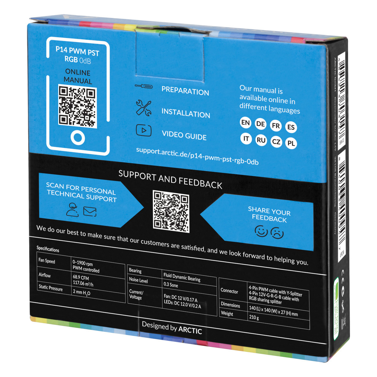 Arctic P14 PWM PST RGB (ACFAN00238A)