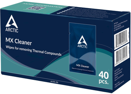 Miniatura produktu: Chusteczki Arctic MX Cleaner do usuwania pasty termoprzewodzącej (opakowanie 40 szt)