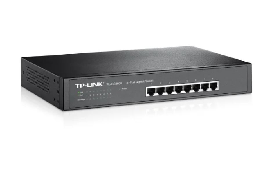 TP-Link TL-SG1008 Switch Desktop/Rack 8x10/100/1000Mbps