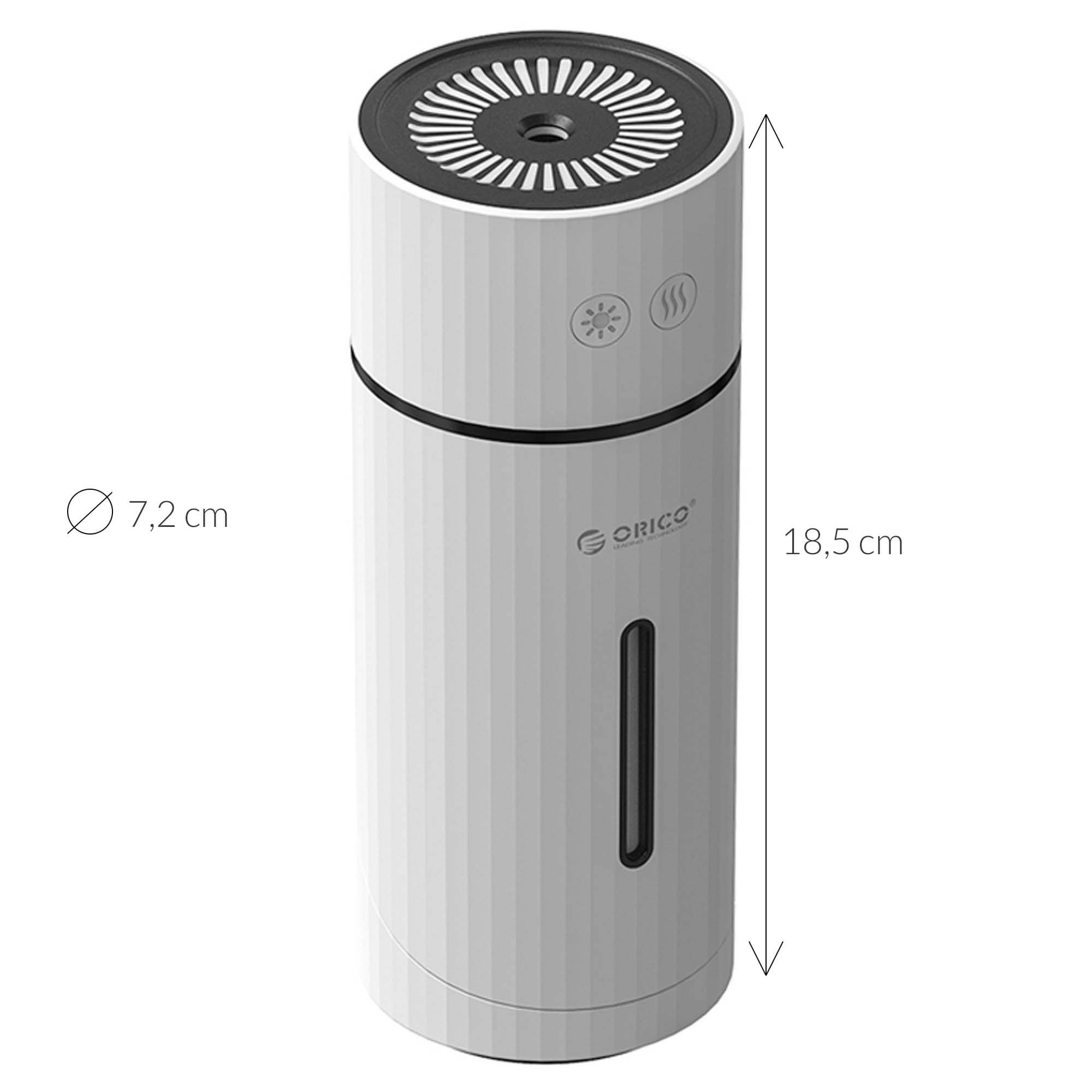 Nawilżacz powietrza ORICO na USB samochodowy biały (D20-WH-BP)