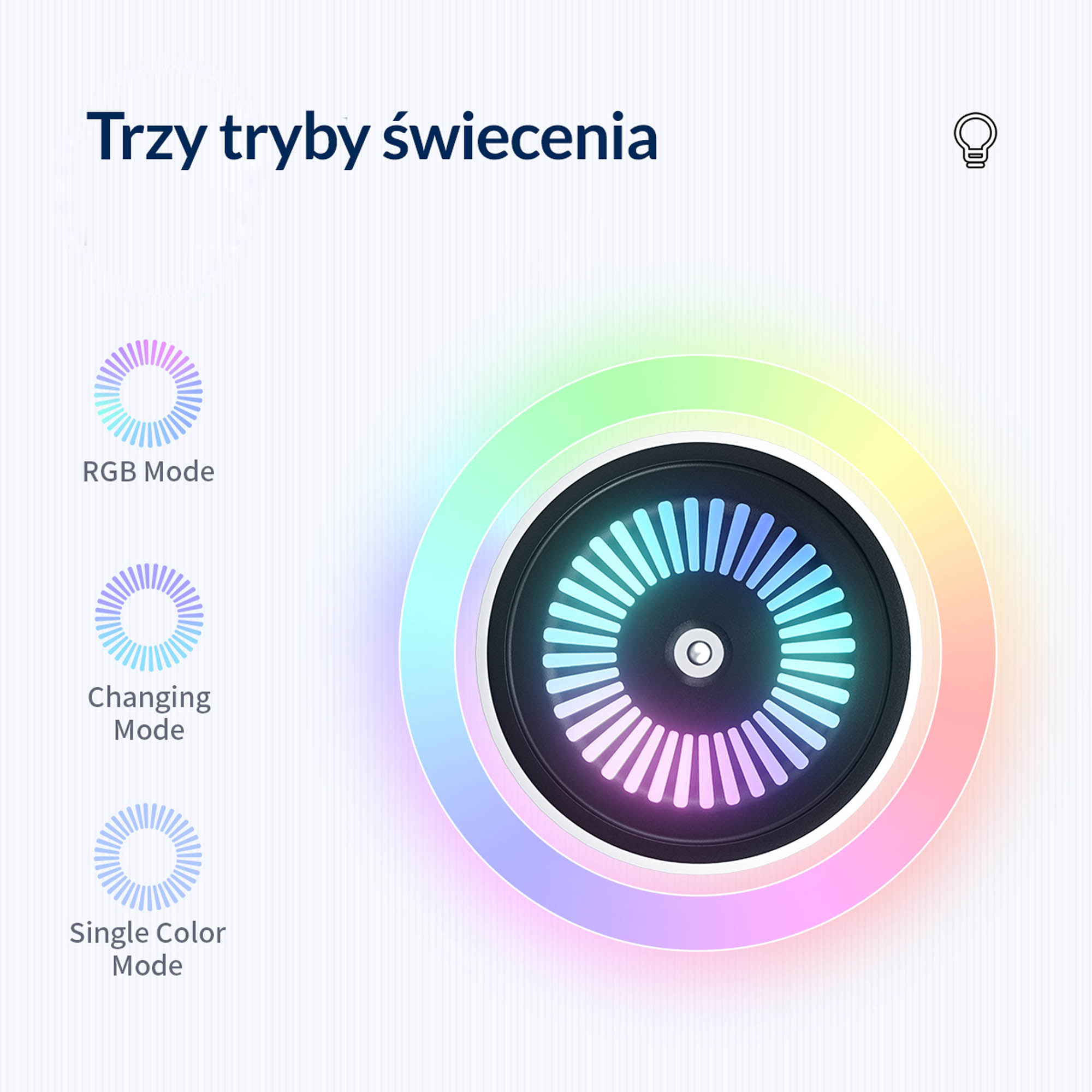Nawilżacz powietrza ORICO na USB samochodowy biały (D20-WH-BP)