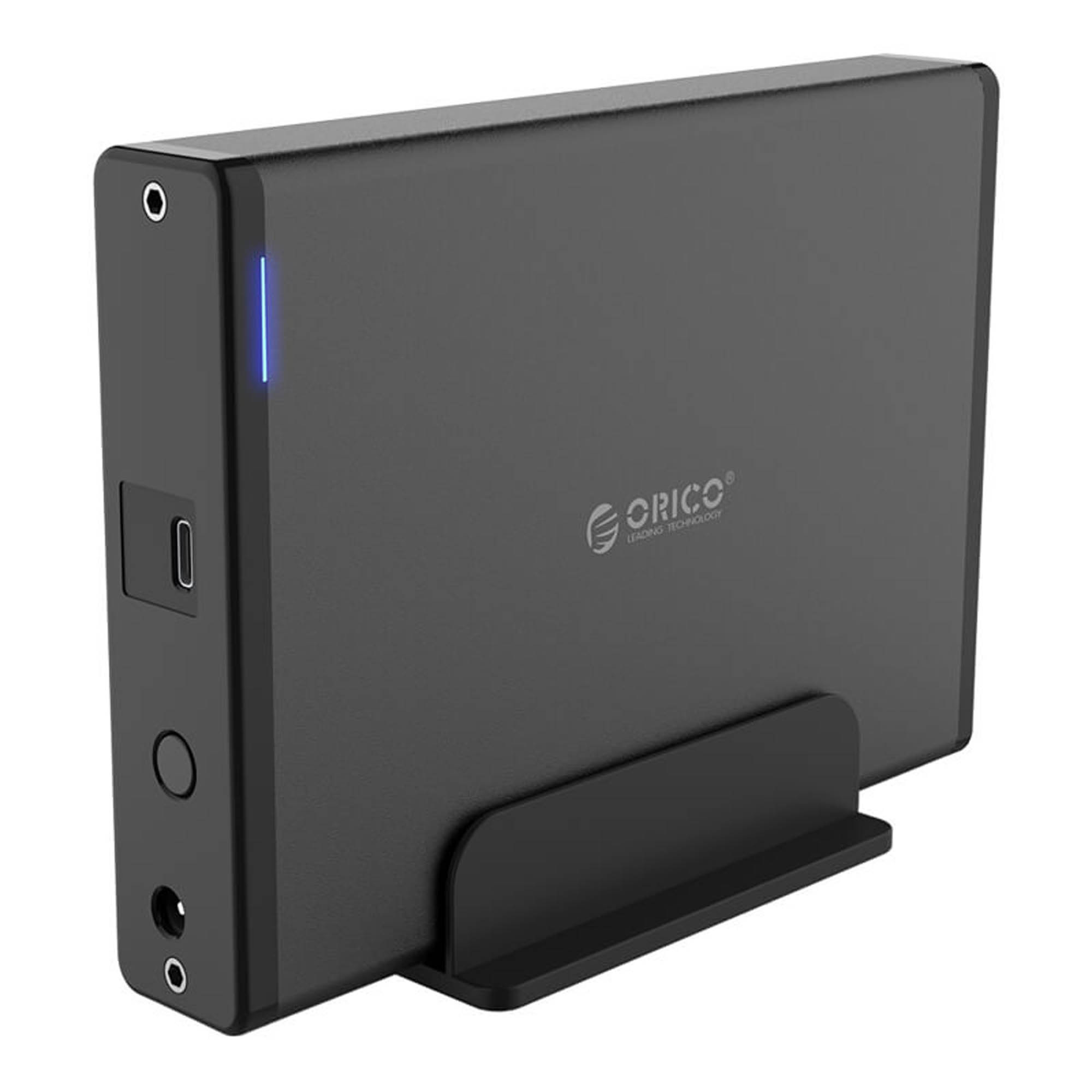 Obudowa zewnętrzna na dysk 3,5" HDD/SSD ORICO SATA USB 3.1 gen.1 - czarna (7688C3-EU-BK-BP)