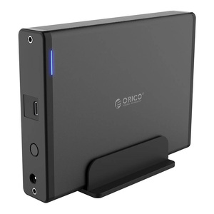 Miniatura produktu: Obudowa zewnętrzna na dysk 3,5" HDD/SSD ORICO SATA USB 3.1 gen.1 - czarna (7688C3-EU-BK-BP)