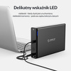 Miniatura zdjęcia: Obudowa zewnętrzna na dysk 3,5" HDD/SSD ORICO SATA USB 3.1 gen.1 - czarna (7688C3-EU-BK-BP)