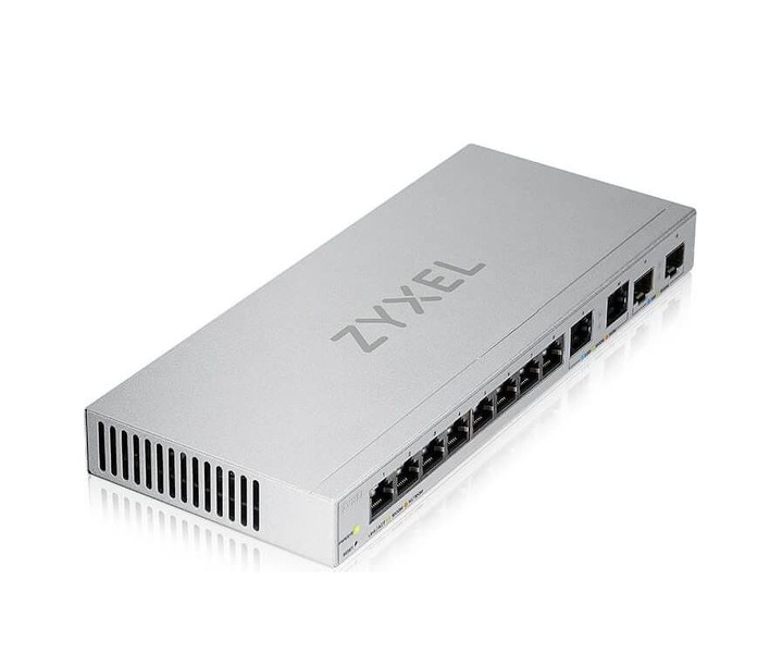 Zdjęcie produktu: Switch Zyxel 12 portowy, zarządzalny przełącznik 8 x multigigabitowy, z 2 x portami 2.5G i 2 x slotami 10G SFP+XGS1210-12-ZZ0101F