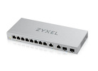 Miniatura zdjęcia: Switch Zyxel 12 portowy, zarządzalny przełącznik 8 x multigigabitowy, z 2 x portami 2.5G i 2 x slotami 10G SFP+XGS1210-12-ZZ0101F