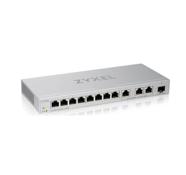 Zdjęcie produktu: Switch Zyxel 12 portowy, zarządzalny przełącznik 8 x multigigabitowy, z 3 x portami 2.5G i 1 x slotem 10G SFP+XGS1250-12-ZZ0101F