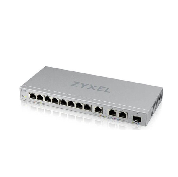 Zdjęcie produktu: Switch Zyxel 12 portowy, zarządzalny przełącznik 8 x multigigabitowy, z 3 x portami 2.5G i 1 x slotem 10G SFP+XGS1250-12-ZZ0101F