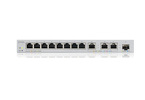 Miniatura zdjęcia: Switch Zyxel 12 portowy, zarządzalny przełącznik 8 x multigigabitowy, z 3 x portami 2.5G i 1 x slotem 10G SFP+XGS1250-12-ZZ0101F