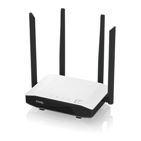 Zdjęcie produktu: Router Zyxel Wireless Dual Band AC1200 1xWAN 4xGIGABIT LAN NBG6615-EU0101F