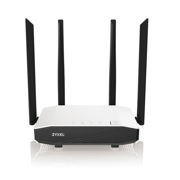 Zdjęcie produktu: Router Zyxel Wireless Dual Band AC1200 1xWAN 4xGIGABIT LAN NBG6615-EU0101F