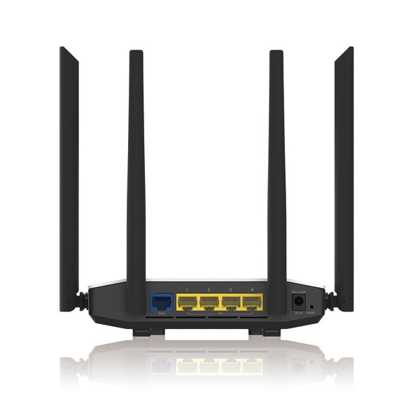 Zdjęcie produktu: Router Zyxel Wireless Dual Band AC1200 1xWAN 4xGIGABIT LAN NBG6615-EU0101F
