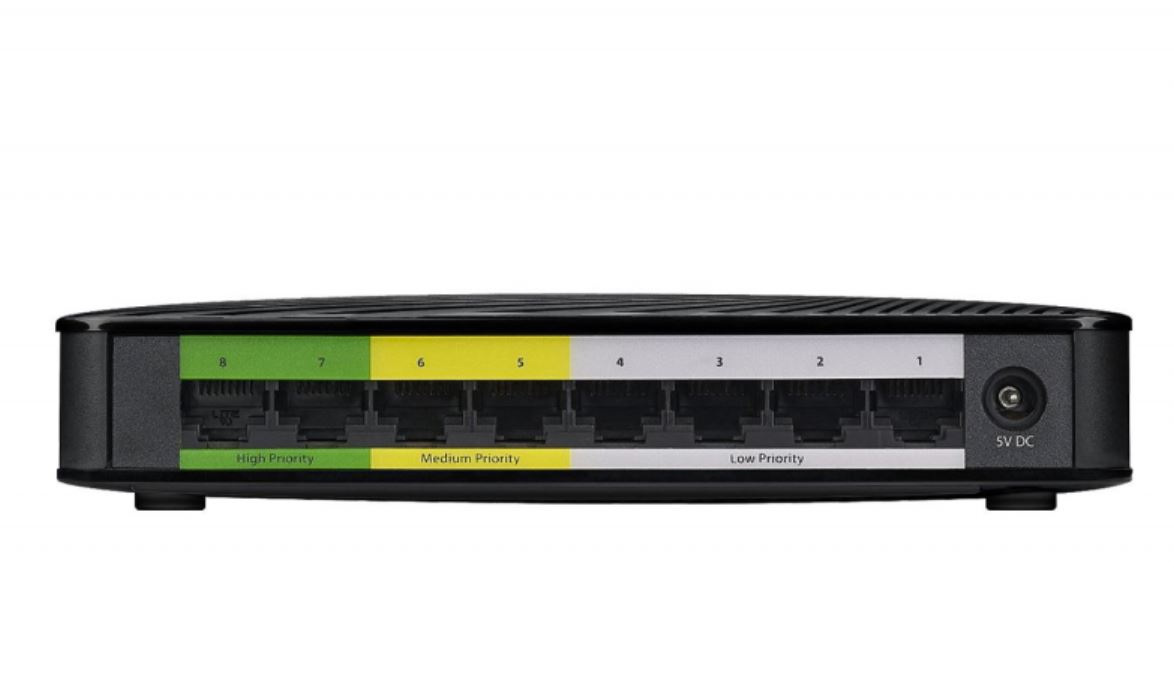 Switch Zyxel 8x10/100/1000Mbps GS-108SV2-EU0101F