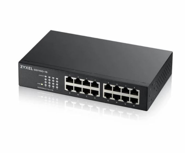 Zdjęcie produktu: Zyxel GS1100-16-EU0103F 16x10/100/1000Mbps