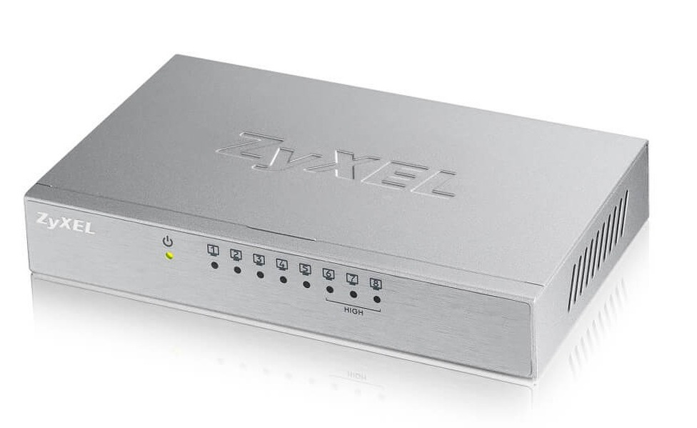 Zdjęcie produktu: Switch Zyxel 8x10/100Mbps ES-108AV3-EU0101F Zdjęcie produktu: Switch Zyxel 8x10/100Mbps ES-108AV3-EU0101F
