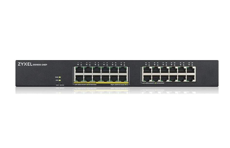Zdjęcie produktu: Zyxel 24x1000Mbps 12xPoE GS1900-24EP-EU0101F