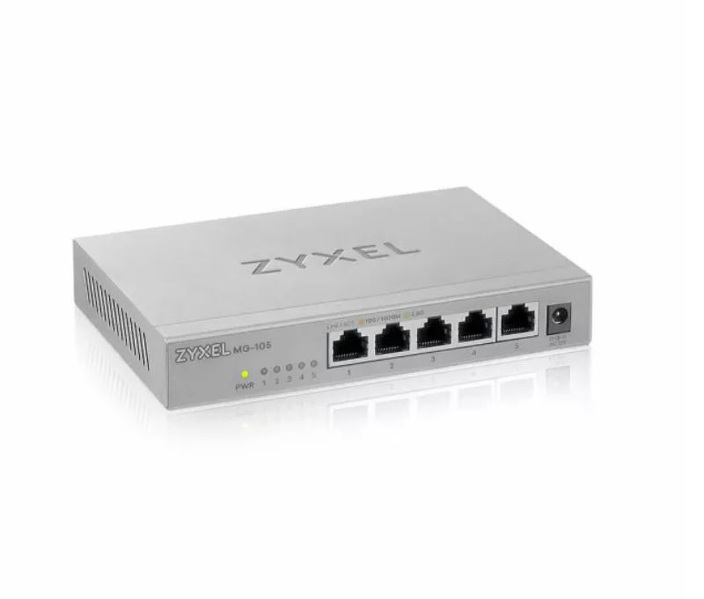 Zdjęcie produktu: Zyxel 5x2.5 Gigabitt MG-105-ZZ0101F Zdjęcie produktu: Zyxel 5x2.5 Gigabitt MG-105-ZZ0101F
