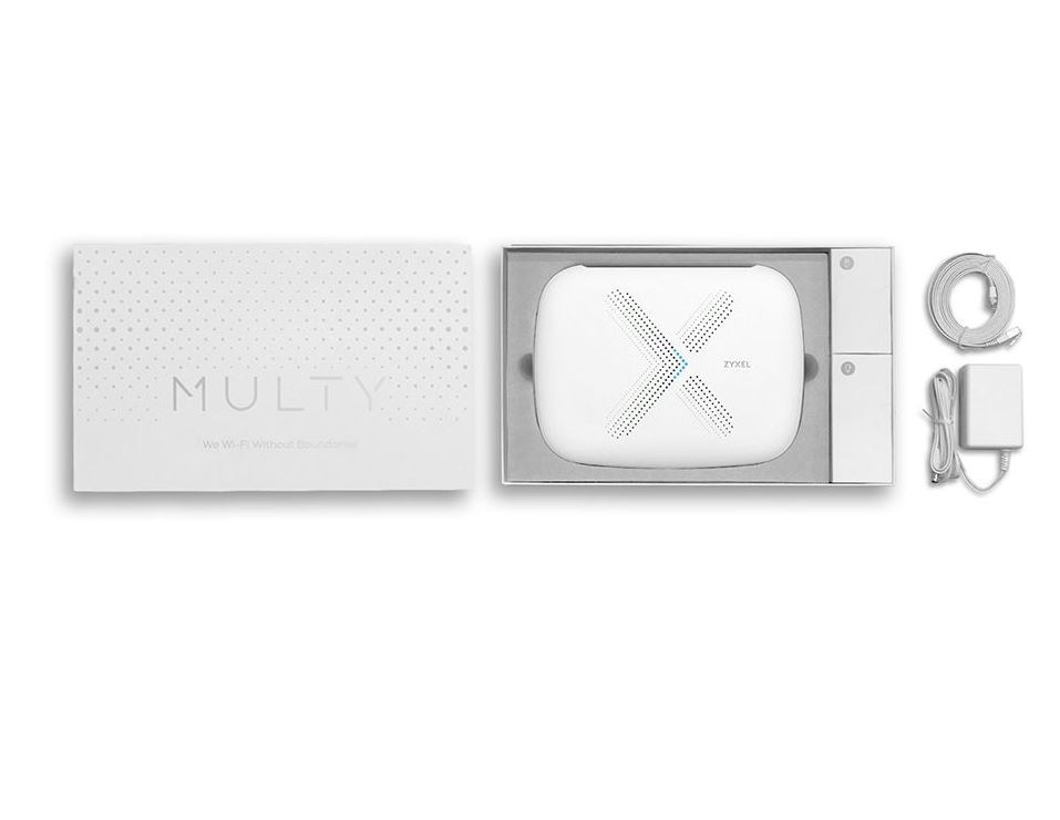 Mesh Zyxel Punkt dostępowy Multy X AC3000 Tri-Band Mesh WSQ50-EU0201F 2PACK