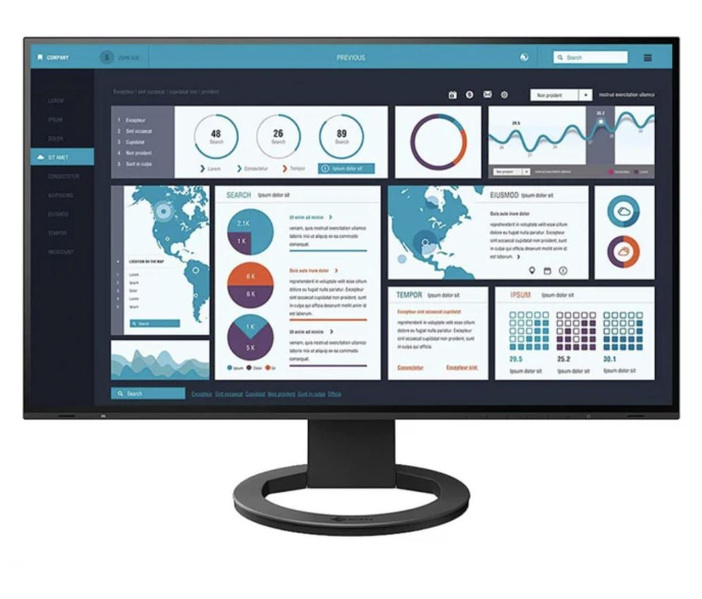Zdjęcie produktu: EIZO FlexScan EV2795-BK - monitor LCD 27", 2560 x 1440 (16:9), flicker free, obsługa daisy chain po USB-C, wbudowana karta sieciowa (czarny)