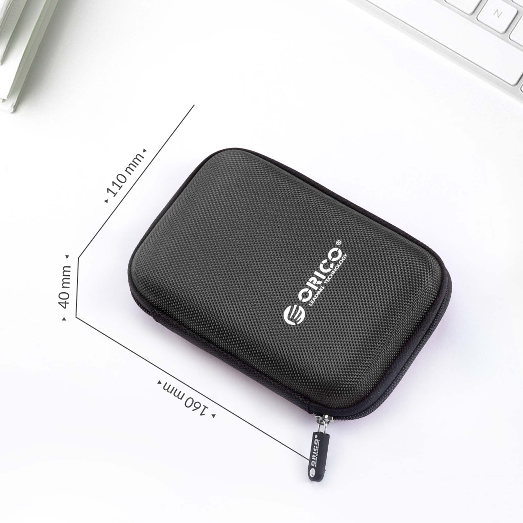 Etui na dysk zewnętrzny ORICO - czarne (PHD-25-BK-BP)