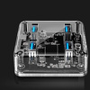 Miniatura zdjęcia: Hub 4x USB 3.0 ORICO 5 Gbps USB-A aktywny (MH4U-U3-03-CR-BP)