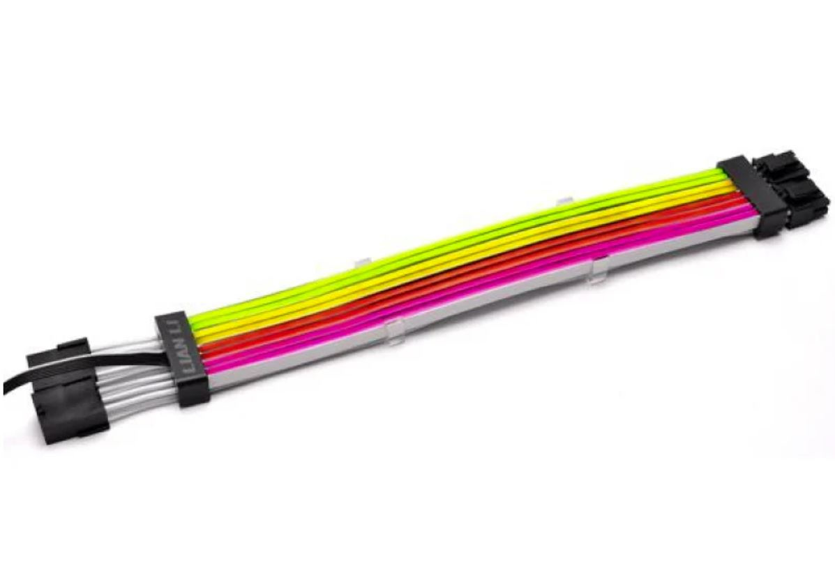 Lian Li Strimer Plus 24-pin RGB, przedłużacz kabla do zasilania płyty glównej 20cm