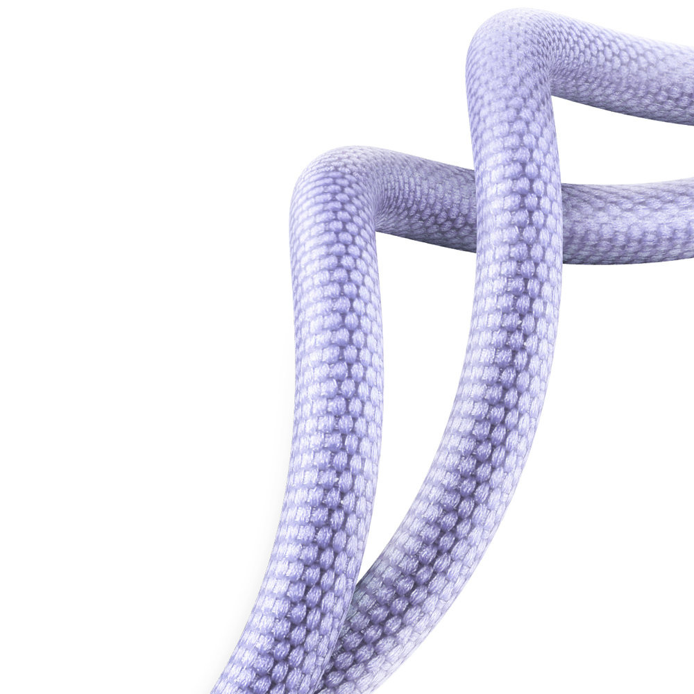 Kabel przewód USB Typ-C 200cm Baseus Crystal 100W 20V/5A - fioletowy (CAJY000505)