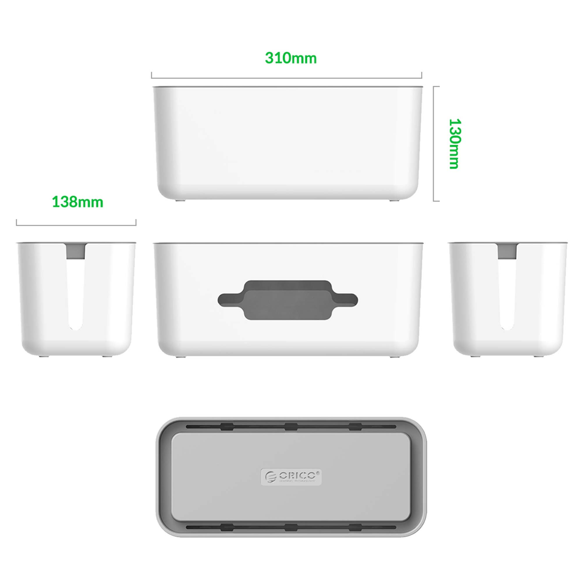 Pojemnik na kable ORICO biały 30 cm (CMB-18-WH) Pojemnik na kable ORICO biały 30 cm (CMB-18-WH)