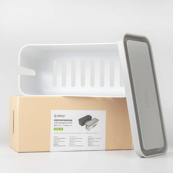 Zdjęcie produktu: Pojemnik na kable ORICO biały 30 cm (CMB-18-WH) Zdjęcie produktu: Pojemnik na kable ORICO biały 30 cm (CMB-18-WH)