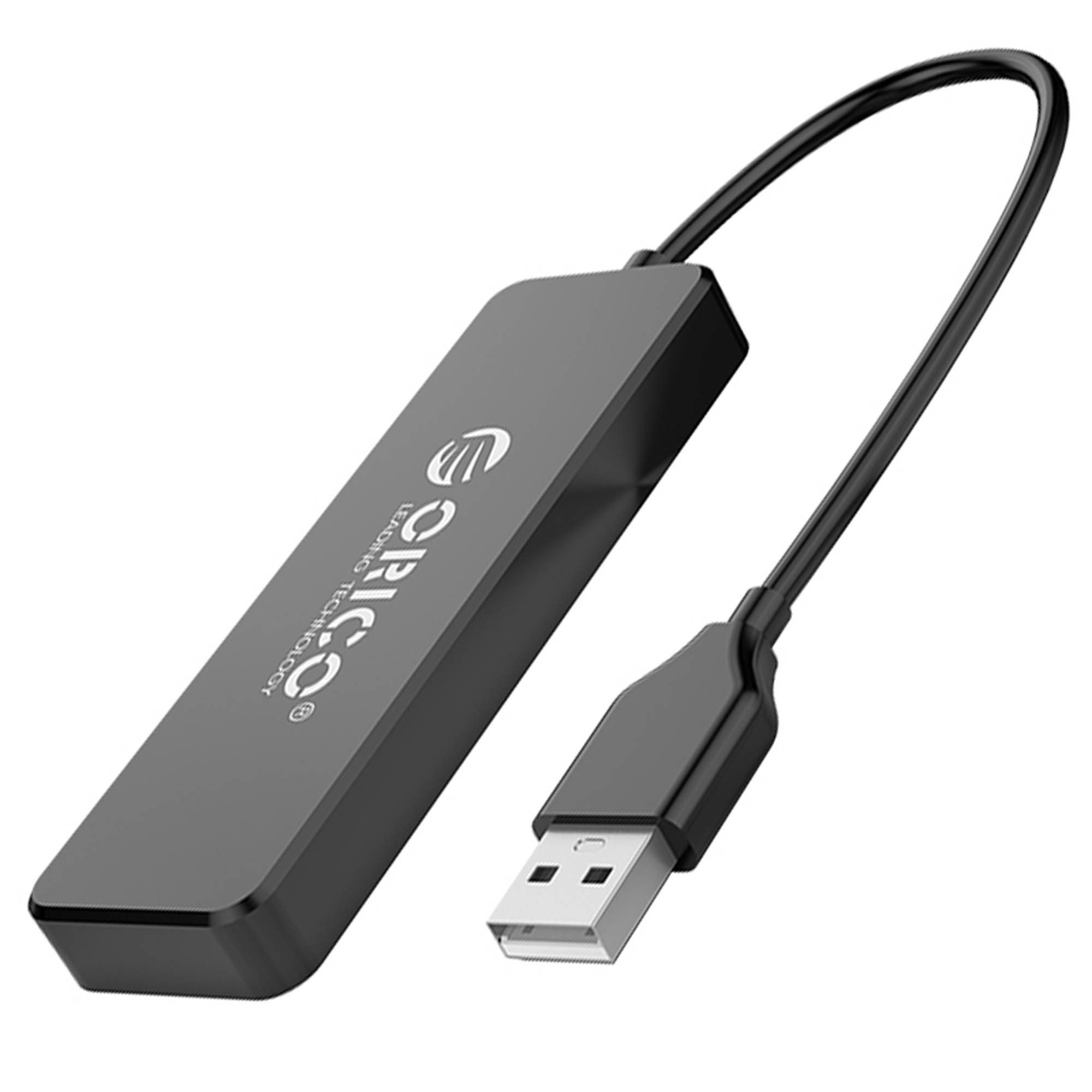 Hub 4x USB 2.0 ORICO USB-A - czarny (FL01-BK-BP)