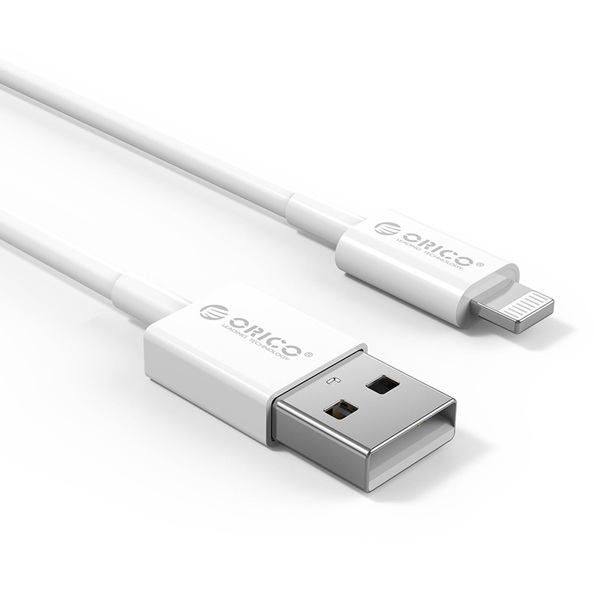 Zdjęcie produktu: Kabel przewód USB - Lightning / iPhone 100cm ORICO z certyfikatem MFi 18W