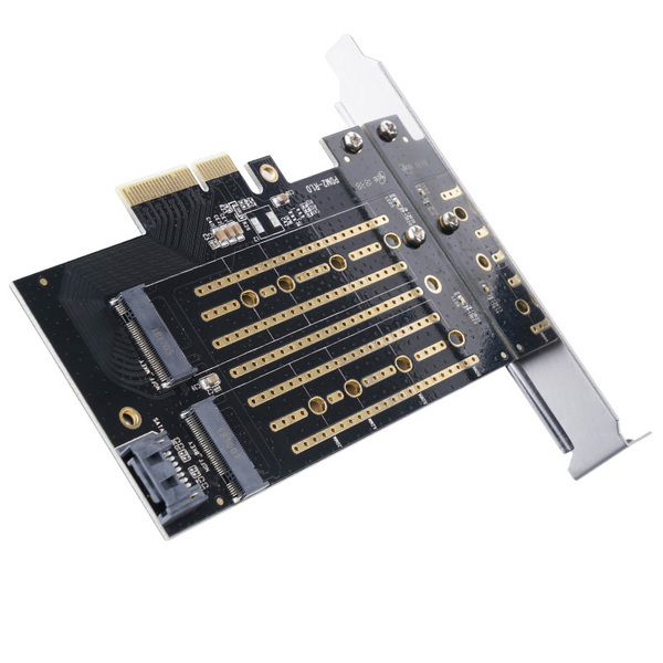 Zdjęcie produktu: Karta PCI-E ORICO na M.2 NVMe i M.2 SATA (PDM2-BP) Zdjęcie produktu: Karta PCI-E ORICO na M.2 NVMe i M.2 SATA (PDM2-BP)