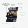 Miniatura zdjęcia: Karta PCI-E ORICO na M.2 NVMe i M.2 SATA (PDM2-BP) Miniatura zdjęcia: Karta PCI-E ORICO na M.2 NVMe i M.2 SATA (PDM2-BP)