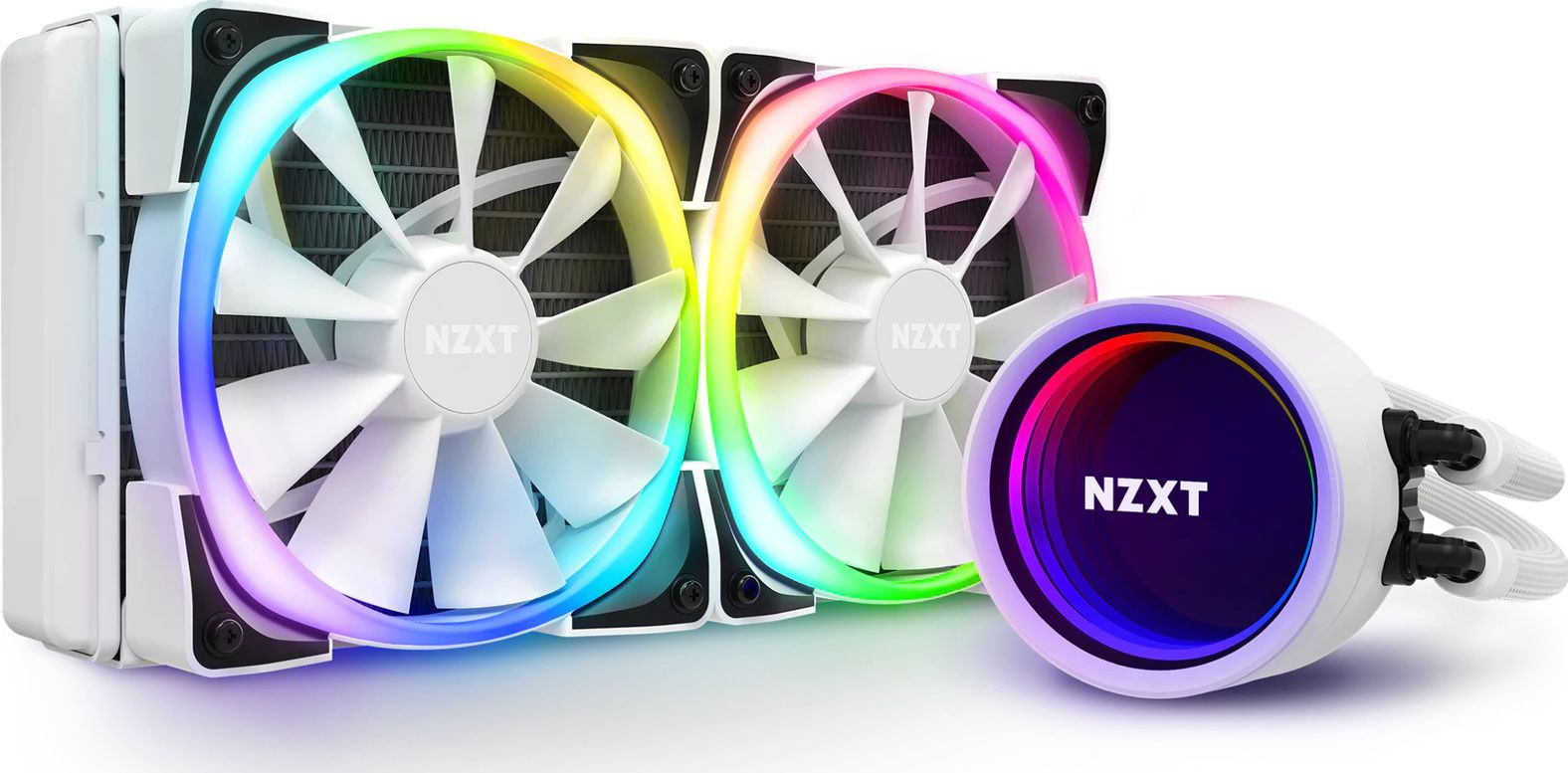 Chłodzenie wodne NZXT Kraken X53 RGB White 240mm