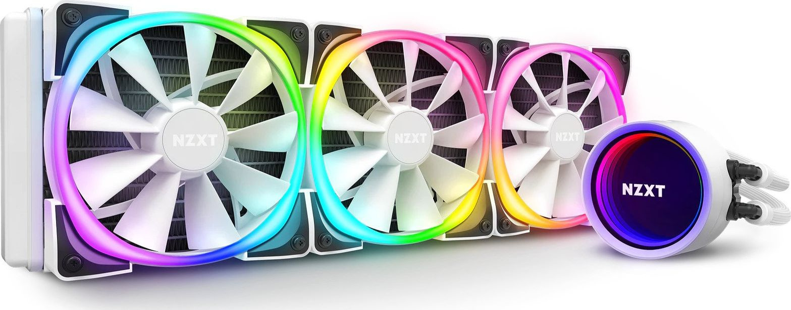 Chłodzenie wodne NZXT Kraken Z73 RGB White 360mm Chłodzenie wodne NZXT Kraken Z73 RGB White 360mm